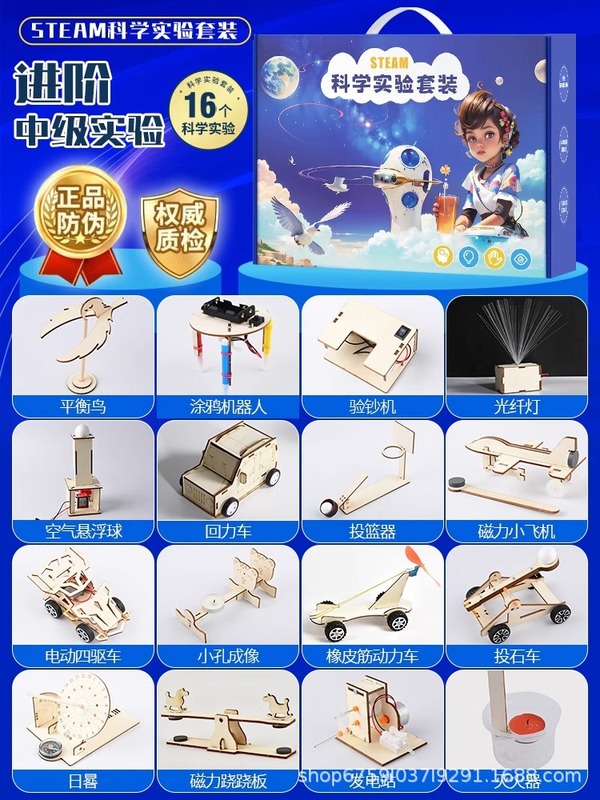 小学生向け科学実験セット 幹物理 手作り DIY 材料 科学技術制作 小発明 幼稚園|undefined