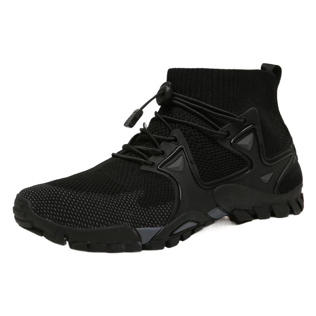 Cross-border Foreign Trade Outdoor Hiking Shoes Wading Shoes Hiking Non-slip Breathable Mid-help Lovers Shoes Fishing Shoes