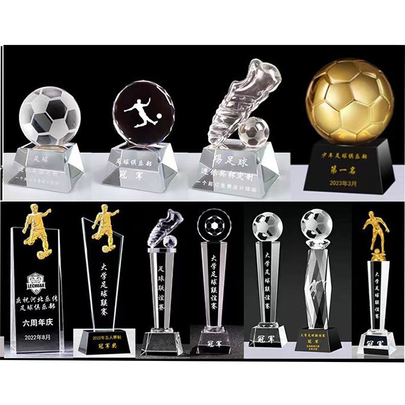 Trofeo de cristal personalizado con estrella de cinco puntas y gesto de pulgar hacia arriba, hecho de metal y resina, para danza, empleado destacado, reunión anual, premio de honor.