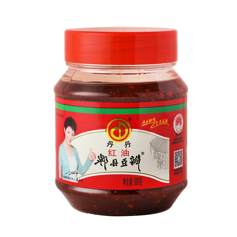 丹丹紅油郫縣豆瓣醬10kg商用桶裝批發家用廚房調味品調料佐料燒魚
