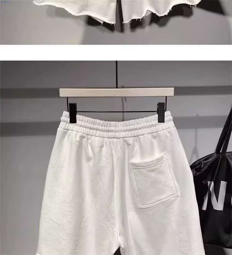 Men's Oversized Casual Shorts With Drawstring And Graphic Print_voghion.com