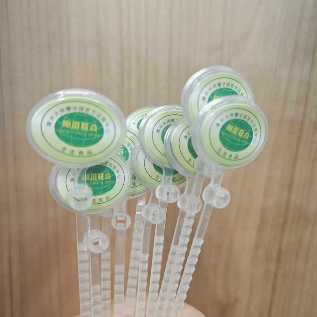 Пластиковые метки для отслеживания подлинности курицы, утки и гуся, один товар — один код, пластиковые метки для отслеживания подлинности крабов, этикетки для ювелирных изделий