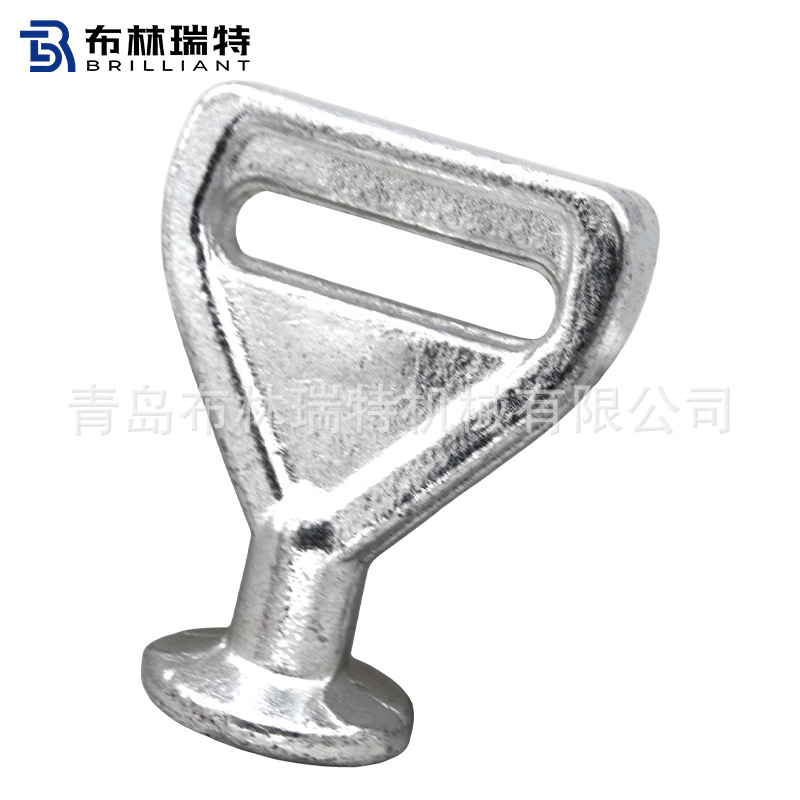 青岛布林瑞特生产G80级眼型象脚链条捆绑配件合金钢锻造件 J型钩