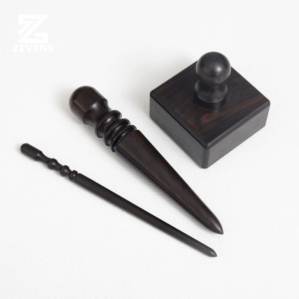 Палочка для полировки красного сандалового дерева DIY ручной работы инструмент для полировки кромок кожи Ebony Square