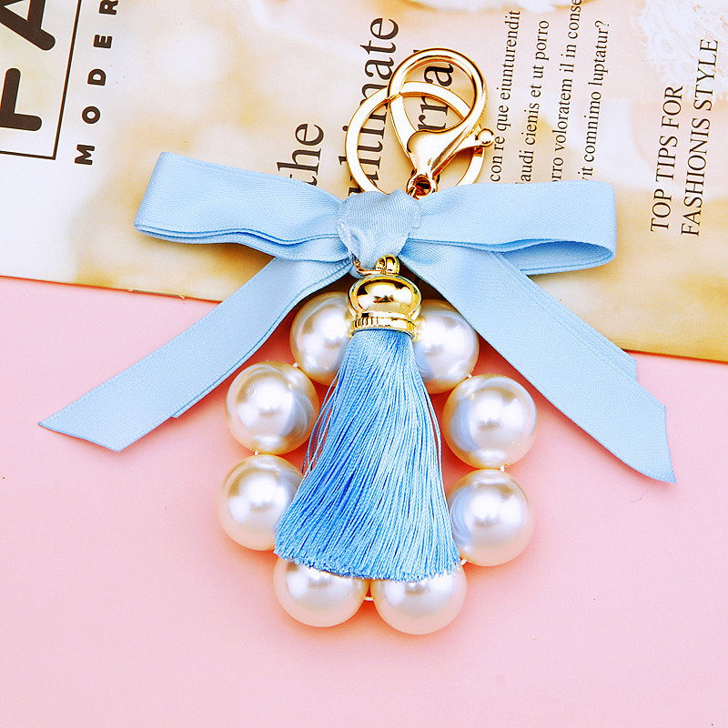 98g Weight Keychain Classification 1 Piece Quantity Daily, Date Occasion Metal Material Bow Knot Pattern Women's Gender Cute Style Cute Bow Knot Metal Women's Keychain 3