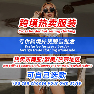 Clearance of Women's Clothing from Southeast Asia Cross-Border Women's T-Shirts Foreign Trade Women's Clothing from Manufacturers