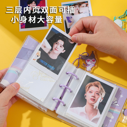 Photo Album Melody Cinnamon Dog Kurome Card Album Star Chasing 3-inch Polaroid DIY Photo Storage Album