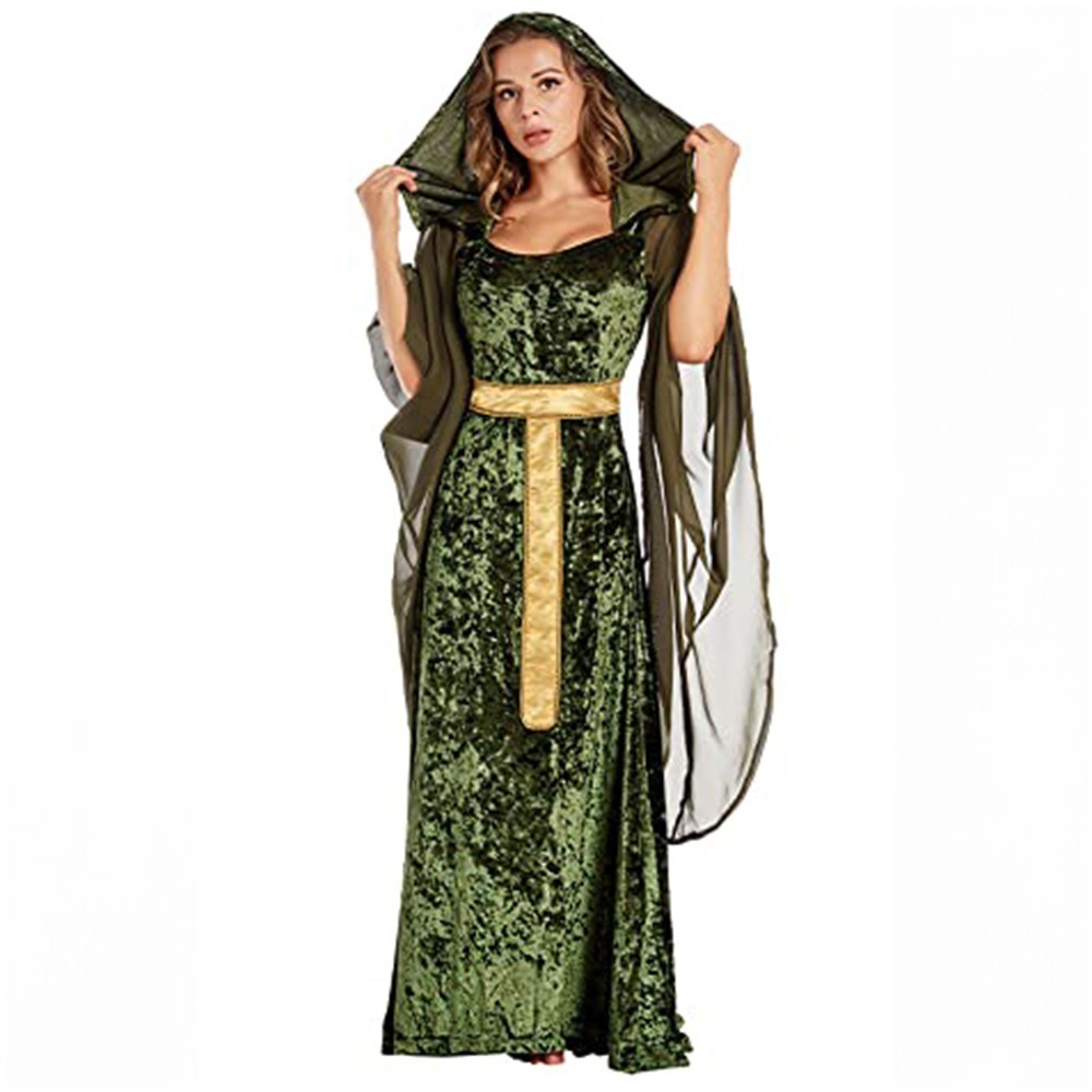 Cross-Border Halloween Role-Playing Costumes, Retro Women's Pirate Festival Costumes, Medieval Stage Performance Costumes, Cosplay Costumes