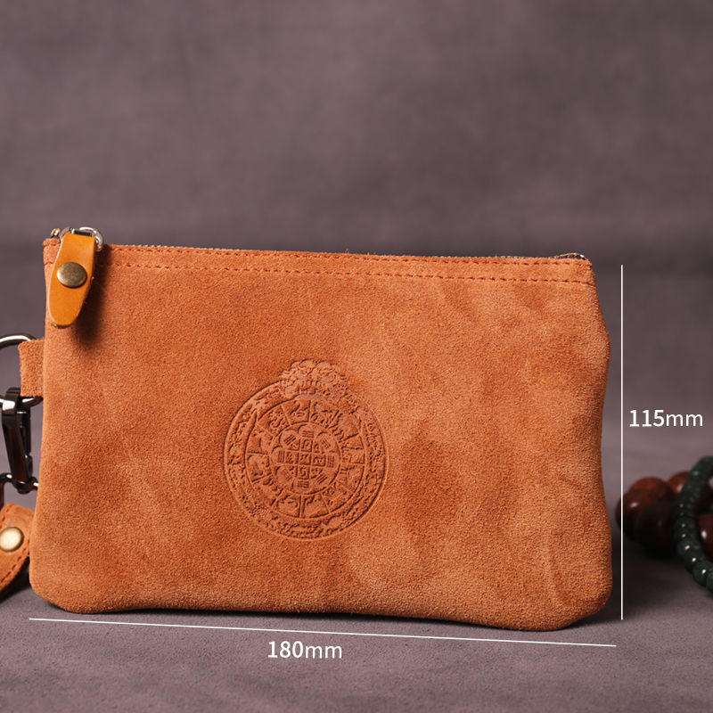 브라운 15/지퍼문완가방 (주추천모델)~~