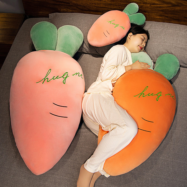 Cute cartoon carrot soft pillow for sleep