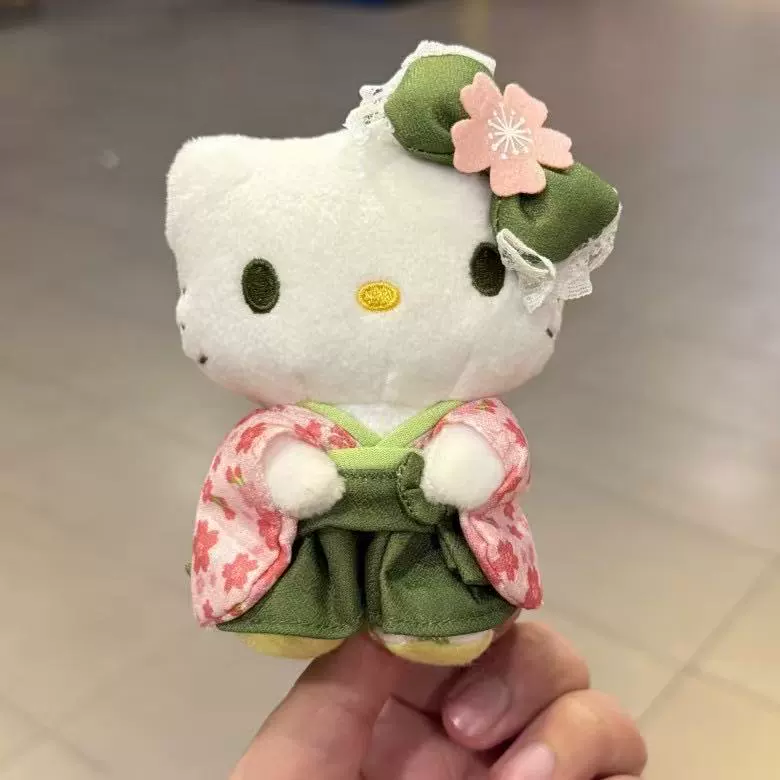 Плюшевый брелок (Sanrio) Hello Kitty, плюшевая кукла-талисман, размеры 10–16 см