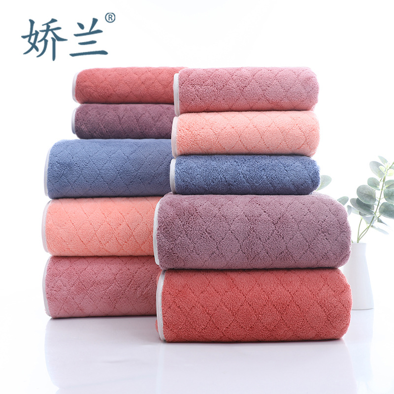 towel Towel Set soft water uptake advertisement gift Sets of towels adult men and women Coral Wash one's face towel Washcloth
