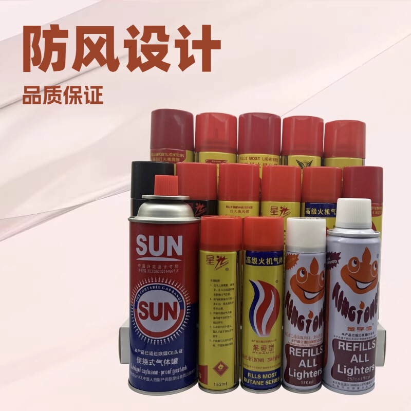 Butane Gas Cartridge Windproof Lighter Refillable Igniter Torch Gas Canister Special High-Quality Wholesale