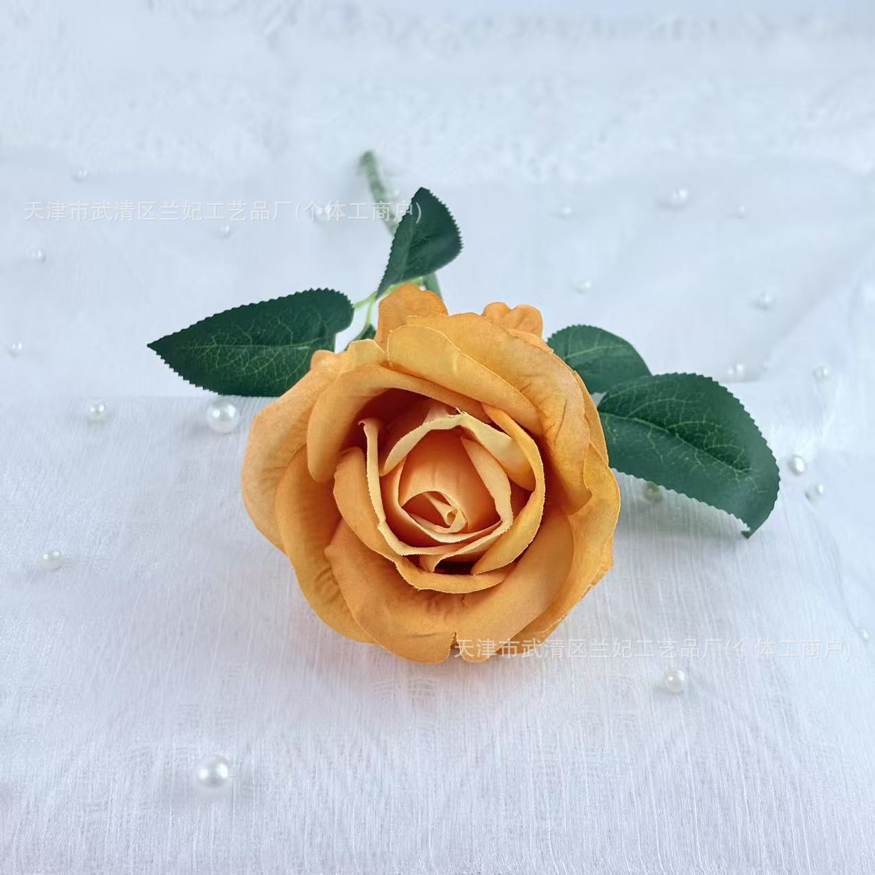 Una sola tela de terciopelo Xiaoxin Mei imitación de flores de rosa cascada diseño floral boda floral fila de flores pared transfronteriza