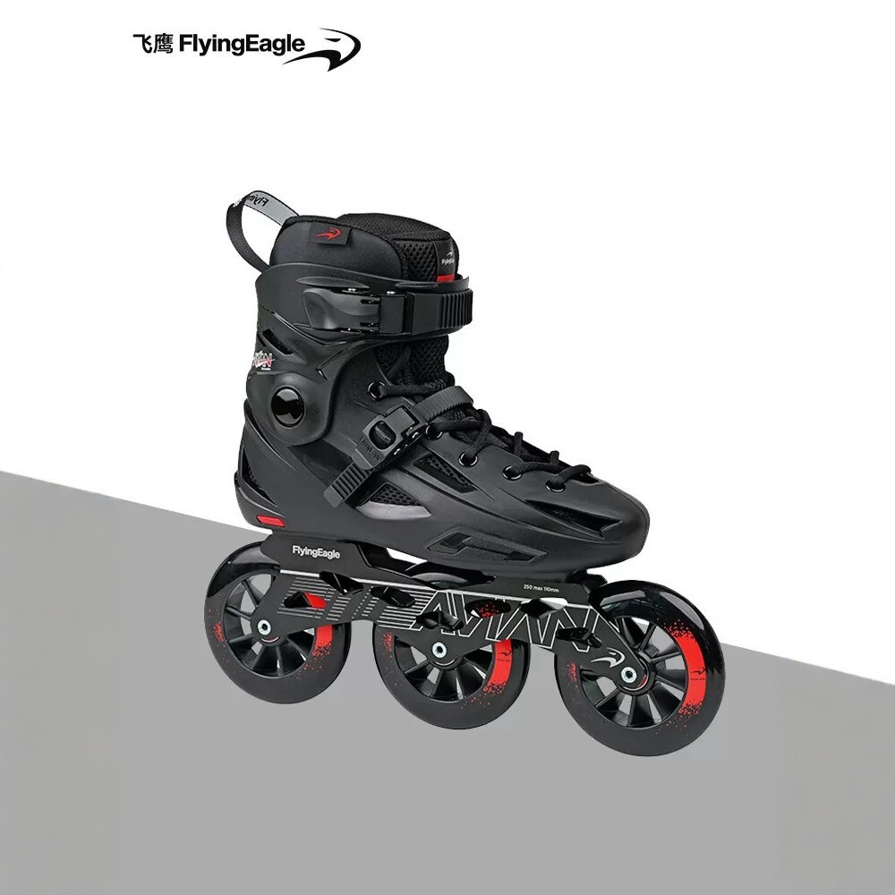 AVIAN T110 roller skates, large three-wheeled speed skating training shoes, adult racing shoes, casual street skating shoes.