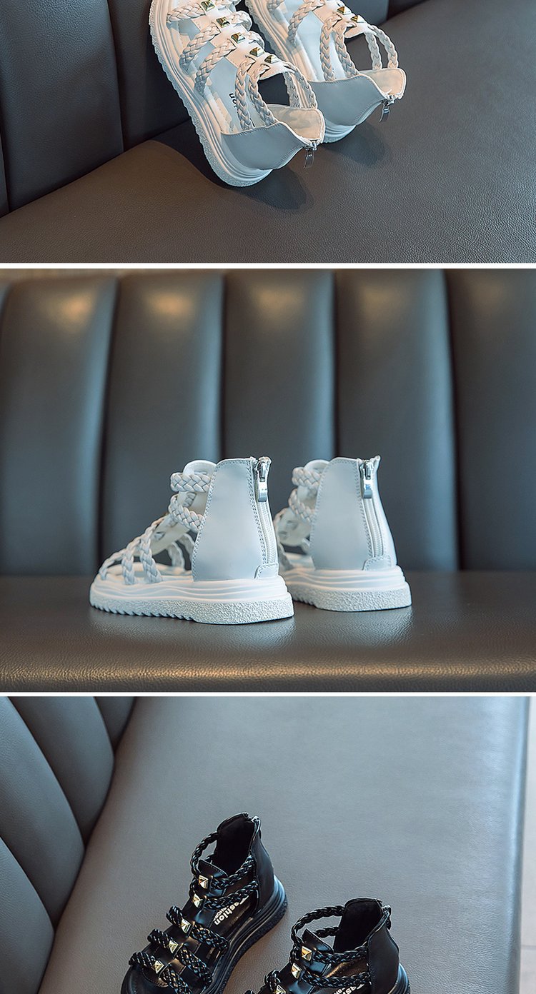 Ventilerande flick sandaler sommar prinsess stil sportiga_voghion.com