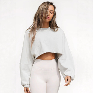 Open navel round neck short top for women ¶Ě�A�I�̿�����Ů