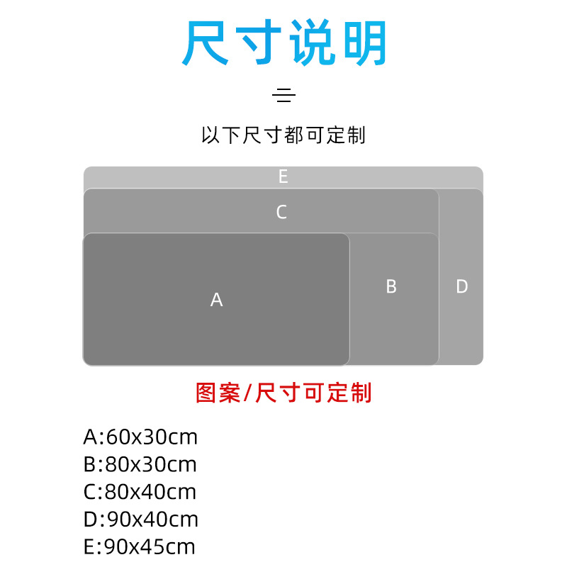 Alfombrilla de ratón, mapa de calor súper grande, línea abstracta, alfombrilla de ratón grande, nueva alfombra antideslizante corrugada de fluido, fábrica al por mayor