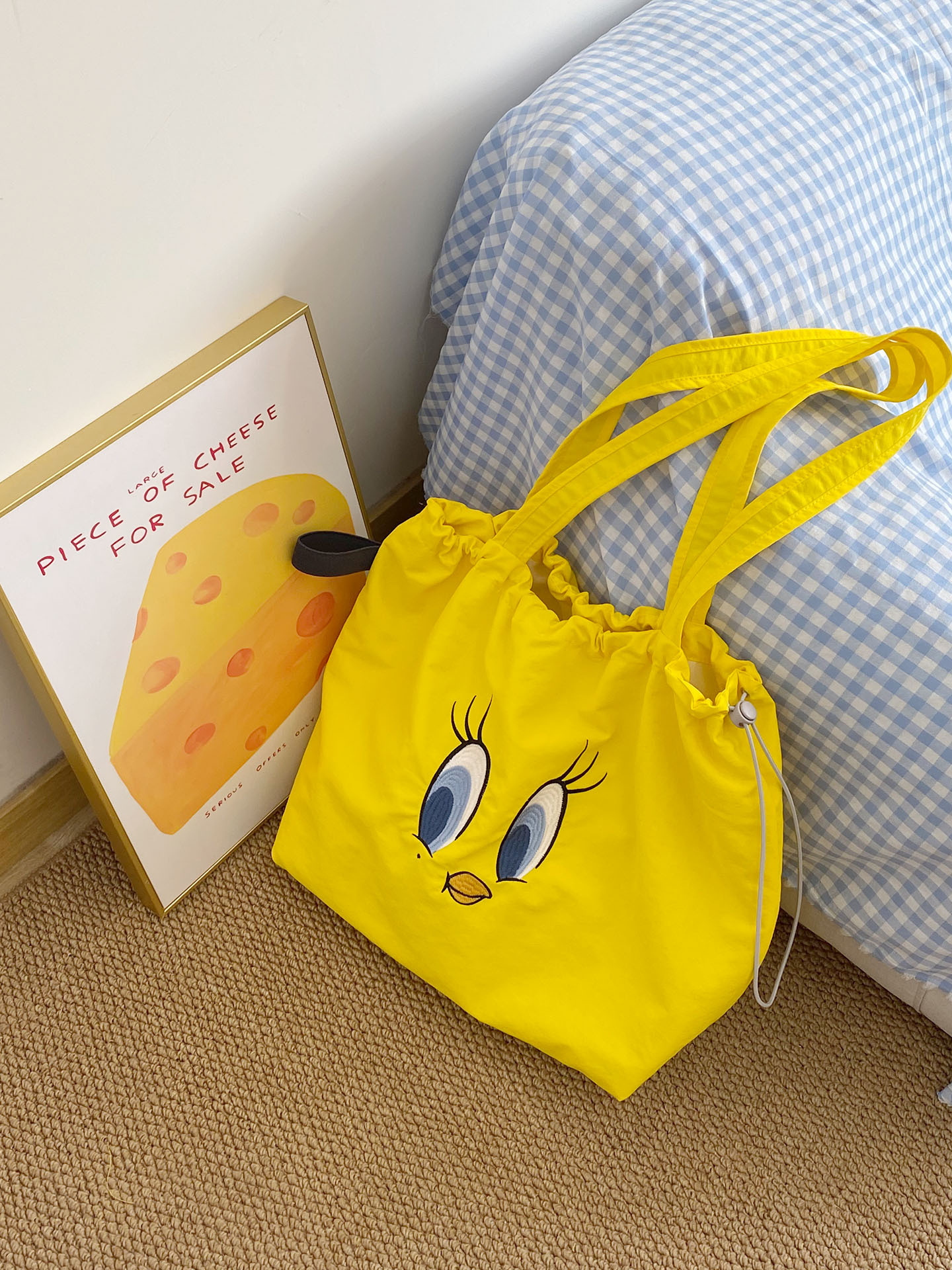 Nylon double layer model-little yellow bird