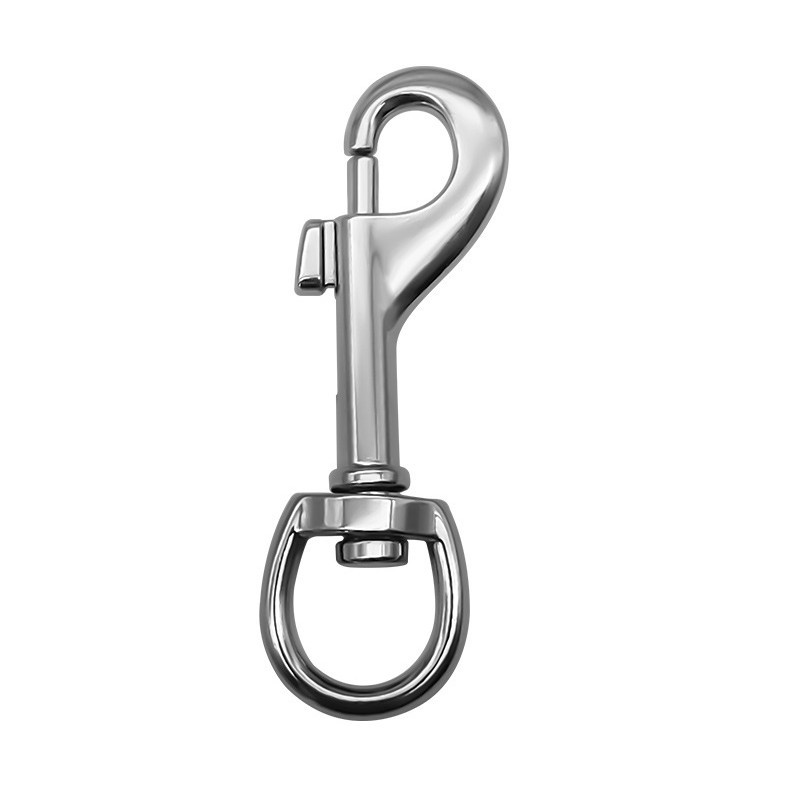 Fabricante en stock accesorios de hardware de equipaje de metal aleación de zinc perro hebilla gancho PET hebilla boca de pescado hebilla llavero image 6