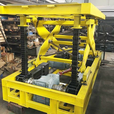 Fixed scissor lift electric Avtomobil fırlanan platformaları
