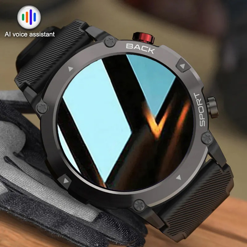 Cross-Border New C21Pro Smart Watch Outdoor Three-Proof Ai Voice Blood Pressure Blood Oxygen Monitoring Sports Watch