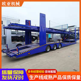 轻型欧式双层轿运车8位抽拉升降乘用运输车17米加长车辆运输半挂