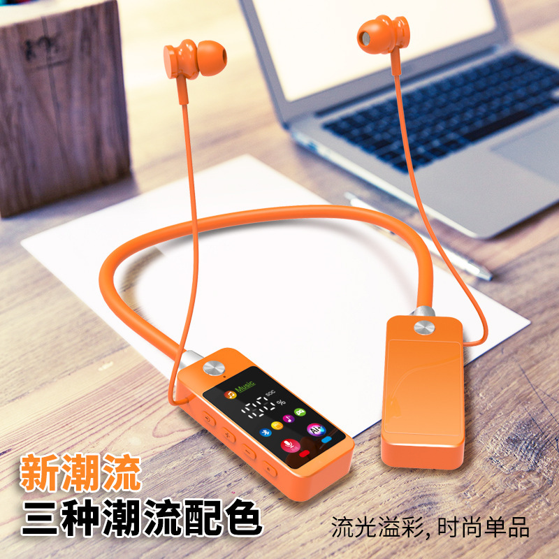 首を掛けたbluetoothイヤホンk歌耳が新型2025超長航続電力を耳に入れる無線騒音低減運動|undefined