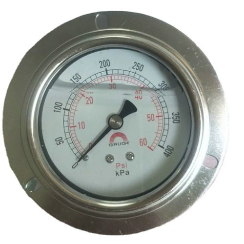 Агент Тайвань Huashi STIKO манометр 400KPA кромка из нержавеющей стали ударопрочный измеритель давления осевой SAFE