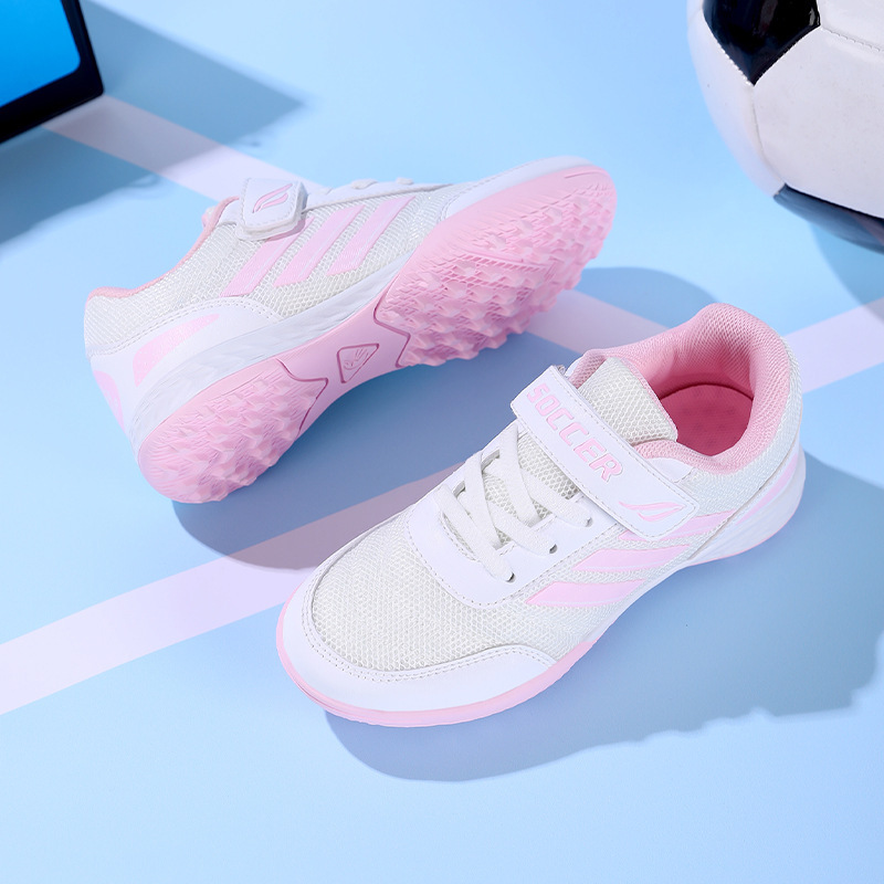 Zapatos de Fútbol Infantil con Cierre Adhesivo Transpirable y Ajustable para Entrenamiento image 13