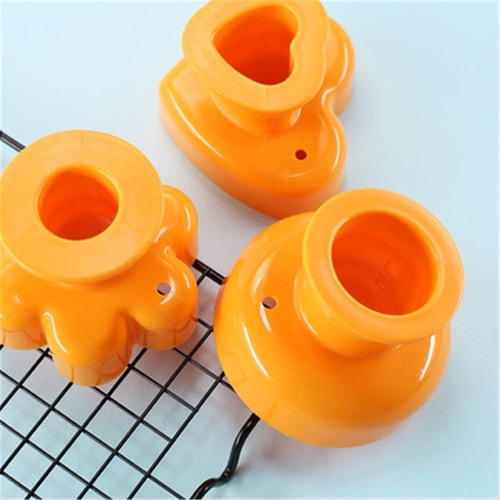 Donut mold hollow cake bread press mold bagel mold love plum round baking tool