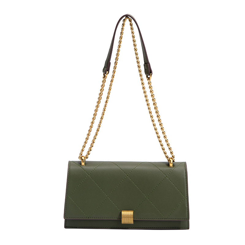 Baguette Underarm Bag Quilted Chain Shoulder Bag For Women Luxury 2023 Spring New Arrival Ins Mature Style Crossbody Bag - Thumbnail 5