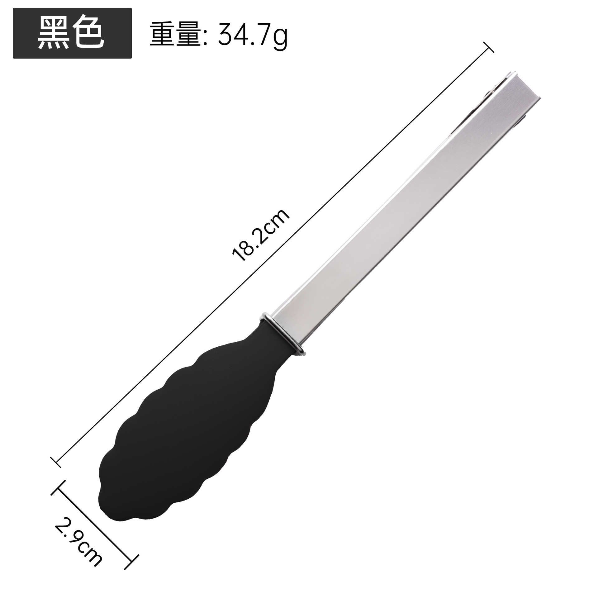 Acero inoxidable silicona herramienta de abrazadera de alimentos gruesa resistente a altas temperaturas utensilios de cocina abrazadera de carne de barbacoa abrazadera de alimentos de filete de barbacoa