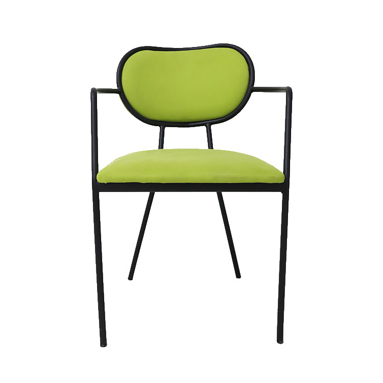 sillas de comedor sillas de comedor de hierro forjado sillas con reposabrazos cómodas y lujosas sillas de respaldo de alta calidad image 6