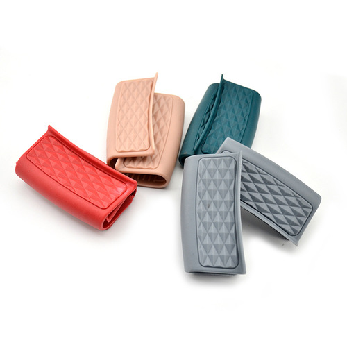 Diamond pattern rubber anti-scalding hand clips thickened hand clips microwave gloves casserole iron pot ear cuffs