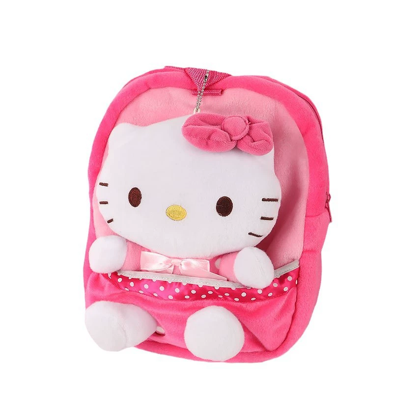 Саниро, Hello Kitty, настоящий плюшевый мультяшный кукольный ангел для раннего возраста, рюкзак, сумочка через плечо, носить через плечо, 2–5 лет