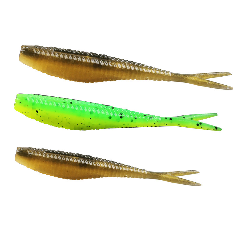 Floating Flukes Lures 115mm 7g Soft Jerkbaits Fresh Water Bass Swimbait Tackle Gear