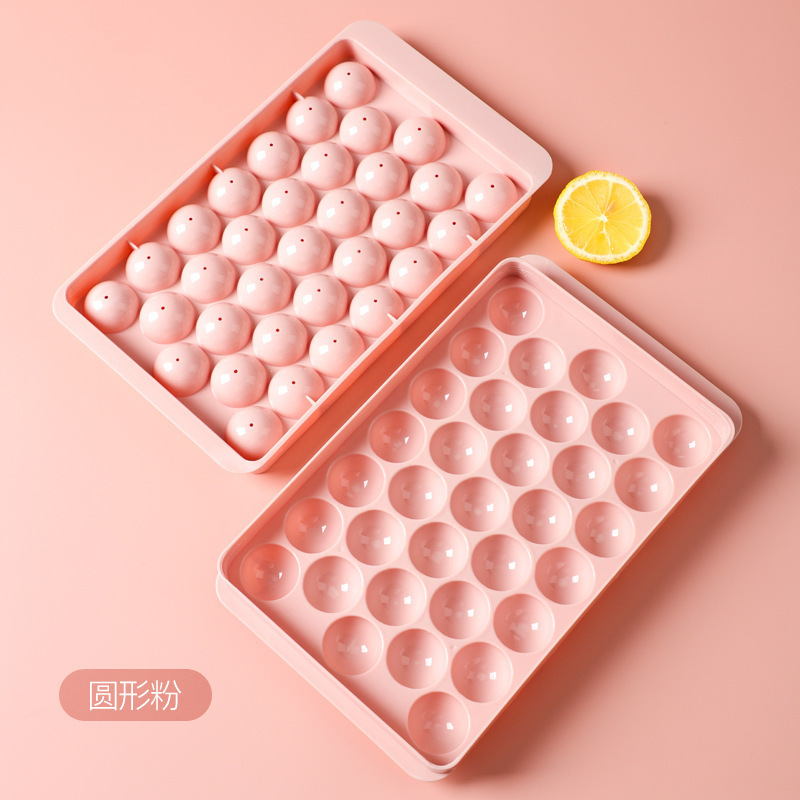 33 Ice Ball Mold Frozen Whiskey Spherical Ice Cube Ice Tray Mold Plastic Ice Cube Ice Cube Mold Household Ice Box
