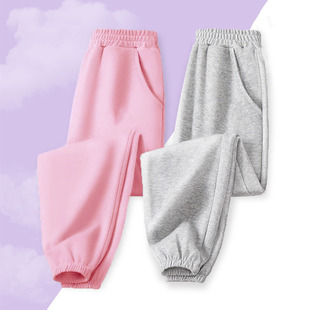 Children's boys and girls pants Korean new boys sports pants big children's anti-mosquito pants children's pants wholesale