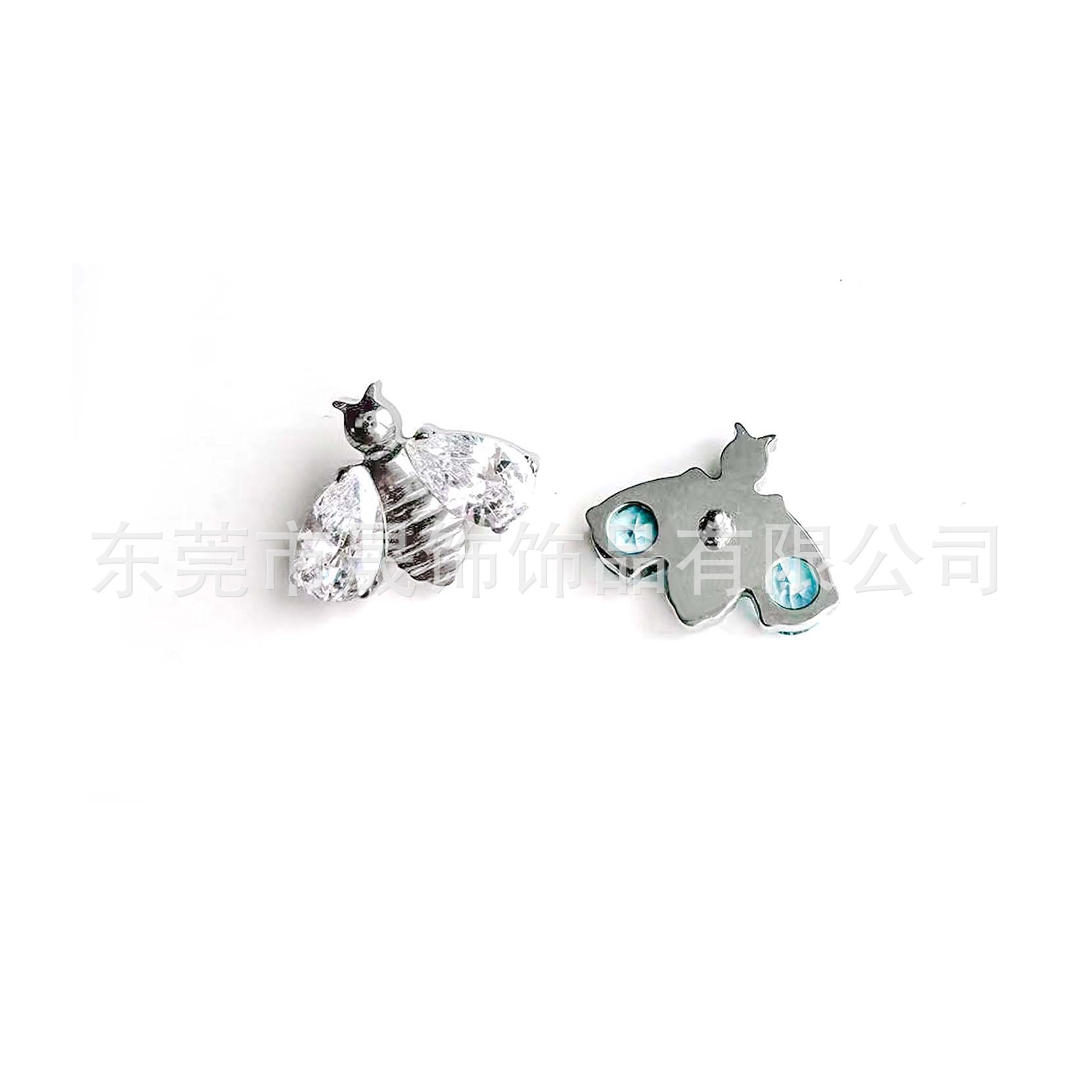 Titanium Alloy Ear Stud F136蜜蜂 Studded Cubic Zirconia Ear Stud G23 Titanium Helix Cartilage Stud Ear 饰