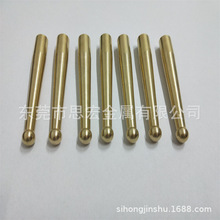H65黄铜棒加工h62实心棒材CNC快速出样国标异形黄铜工件黄铜挂钩