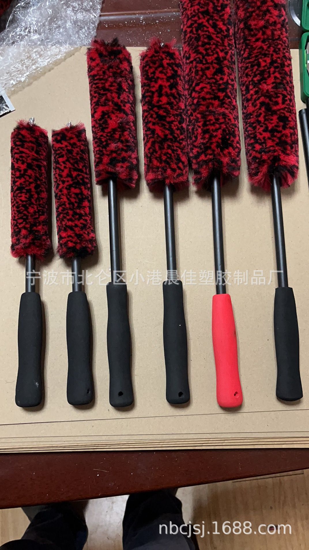 纤维毛绒汽车清洁刷