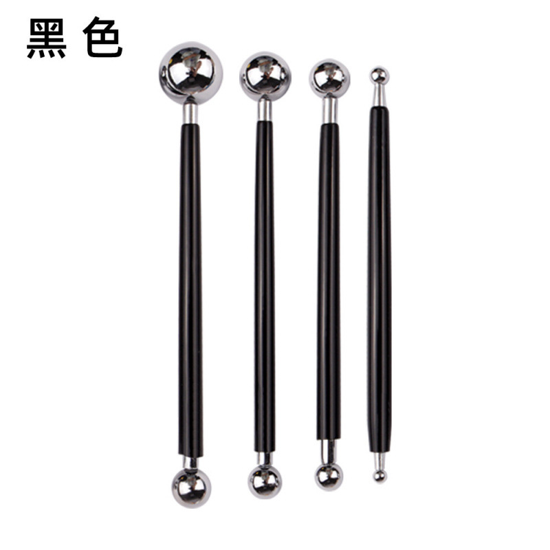 Herramientas de cerámica transfronterizas de acero inoxidable bola varilla de piedra plástica arcilla conjunto de barro de cerámica herramientas manuales escultura cuchillo penetración