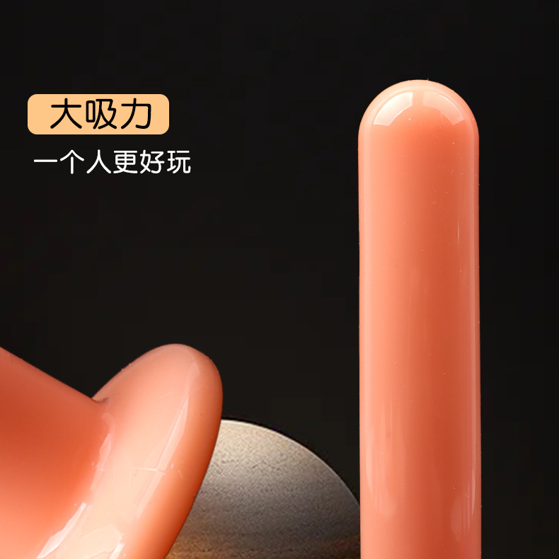 Simulated TPE Anal Plug Dildo, Large Purple Unisex Adult Toy — detail image 9