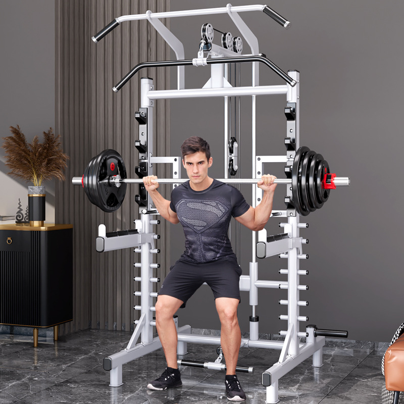 Gantry fitness hogar equipo de fitness traje combinación equipo de sentadillas equipo de entrenamiento de fuerza Squat rack