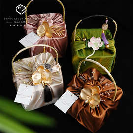 伴手礼女伴娘结婚礼盒空盒子高档实用礼物婚礼包装盒手提篮子袋子