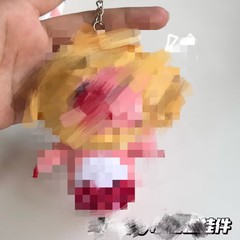 可愛小丑魚鑰匙扣玩偶小掛件毛絨公仔鑰匙扣背包掛飾玩具送禮物