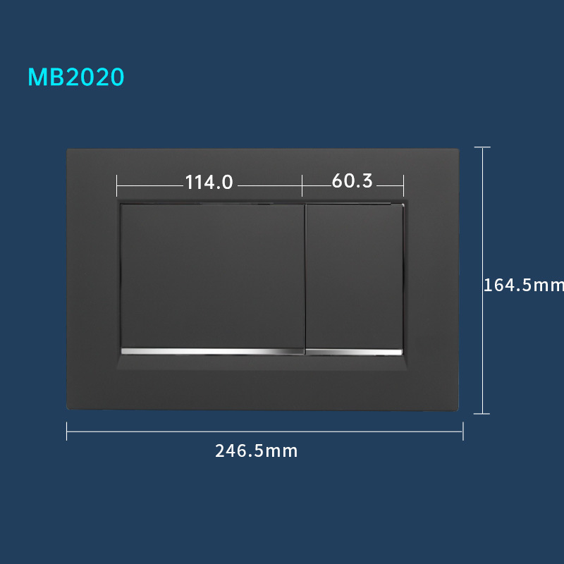 MB2020 隠し取り付け水タンクパネル壁掛け水洗トイレアクセサリートイレボタンスイッチ ABS 素材|undefined