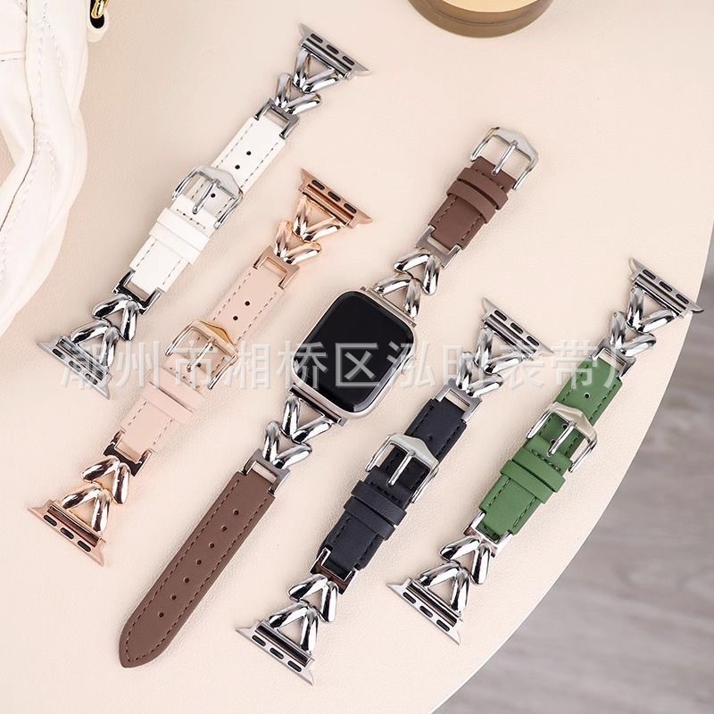 Leaf chain apple watch with applewatchs9 new iwatch678se intelligent universal
