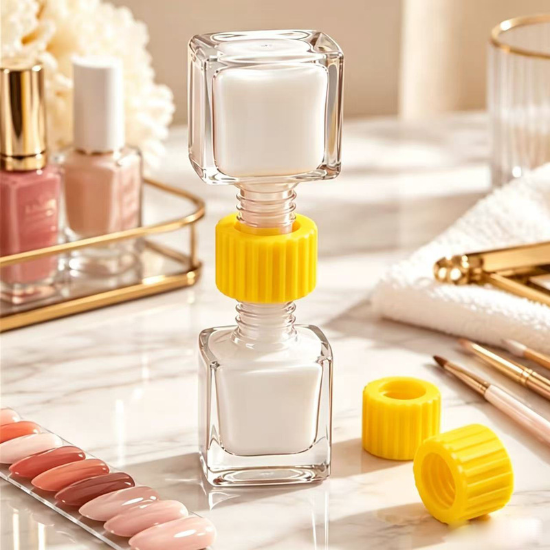 Nail bottle transfer funnel, reusable nail art tool. Nail polish and gel nail polish, sold in smaller sizes